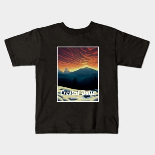 Crested Butte Colorado United States ski Kids T-Shirt